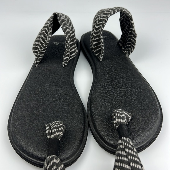 Sanuk Women's Yoga Mat Sling Flip flops Sz: 8 - Picture 6 of 9